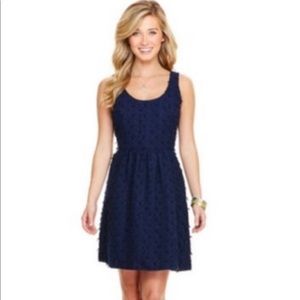 Navy blue vineyard vines summer dress 🐳!